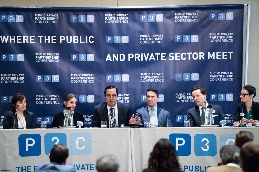 Panel of professionals engaged in question and answer style discussion